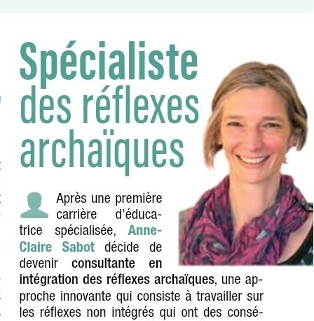 Anne-Claire SABOT réflexes archaïques