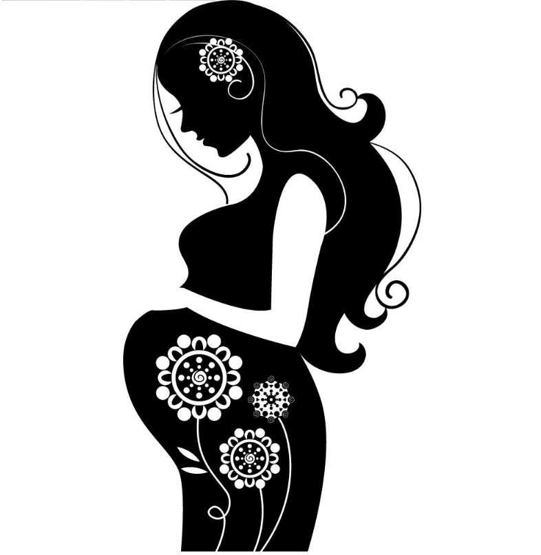 Illustration femme enceinte